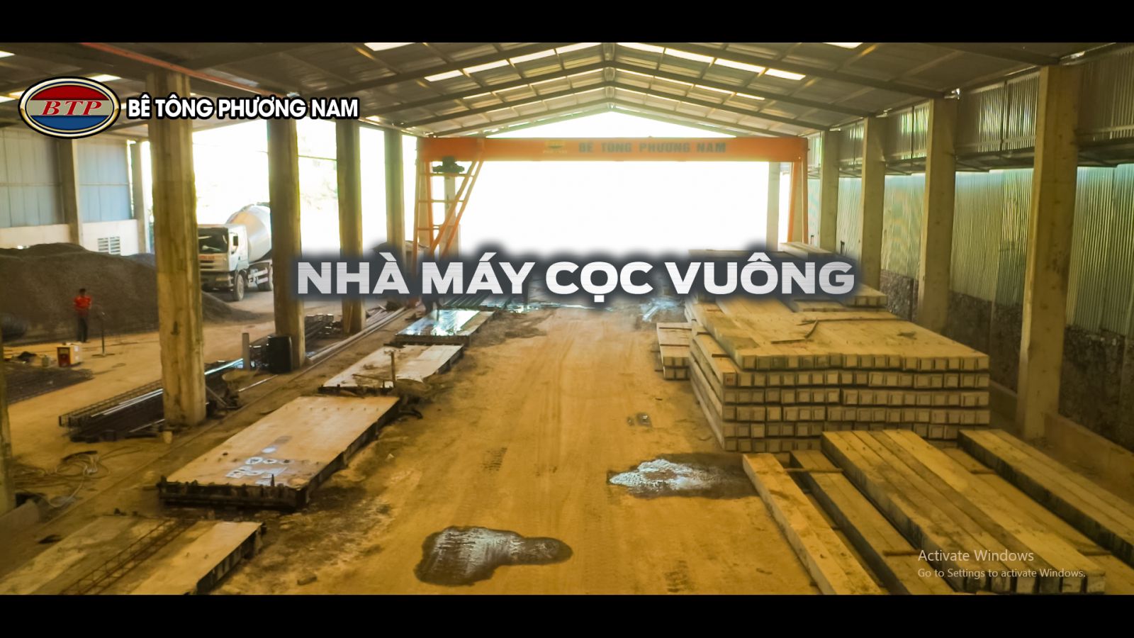 Nhà máy sản xuất cọc bê tông vuông Phương Nam (Hạ Long - Quảng Ninh)